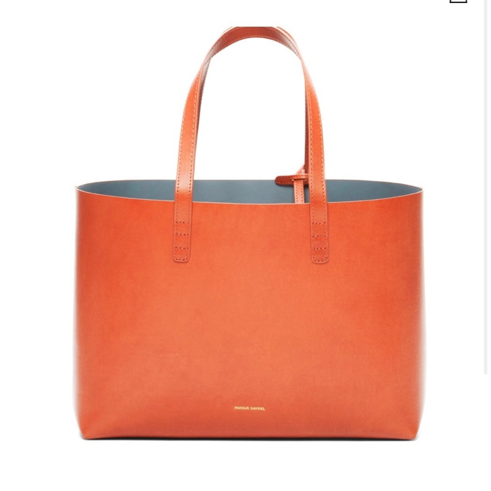 Gently Worn Mansur Gavriel Small Brandy/Avion Tote - image 6